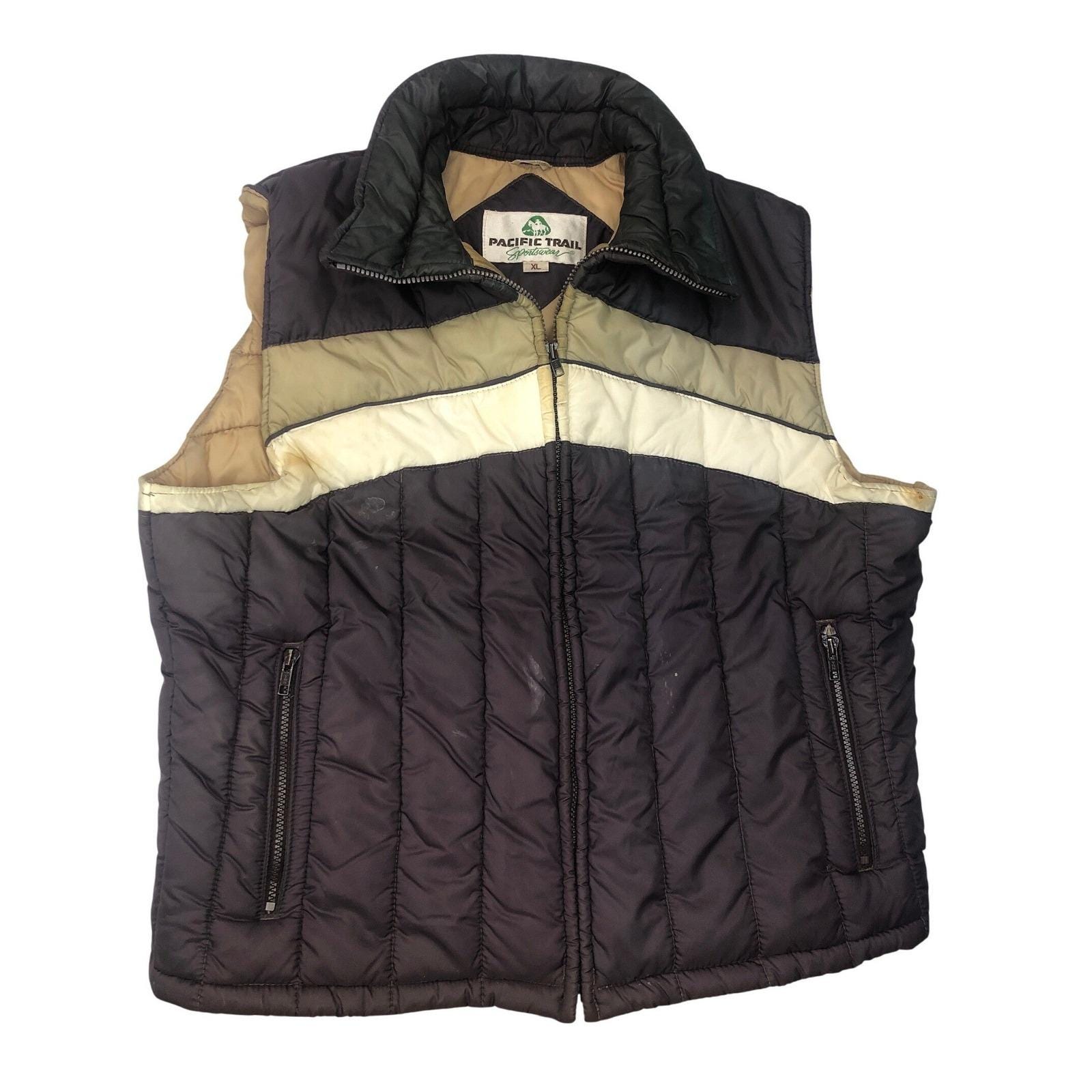 80s Puffer Vest - Etsy