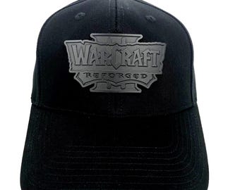 Warcraft 3 Truckers Hat Snap Back Reforged Official Blizzard Cap Black Limited