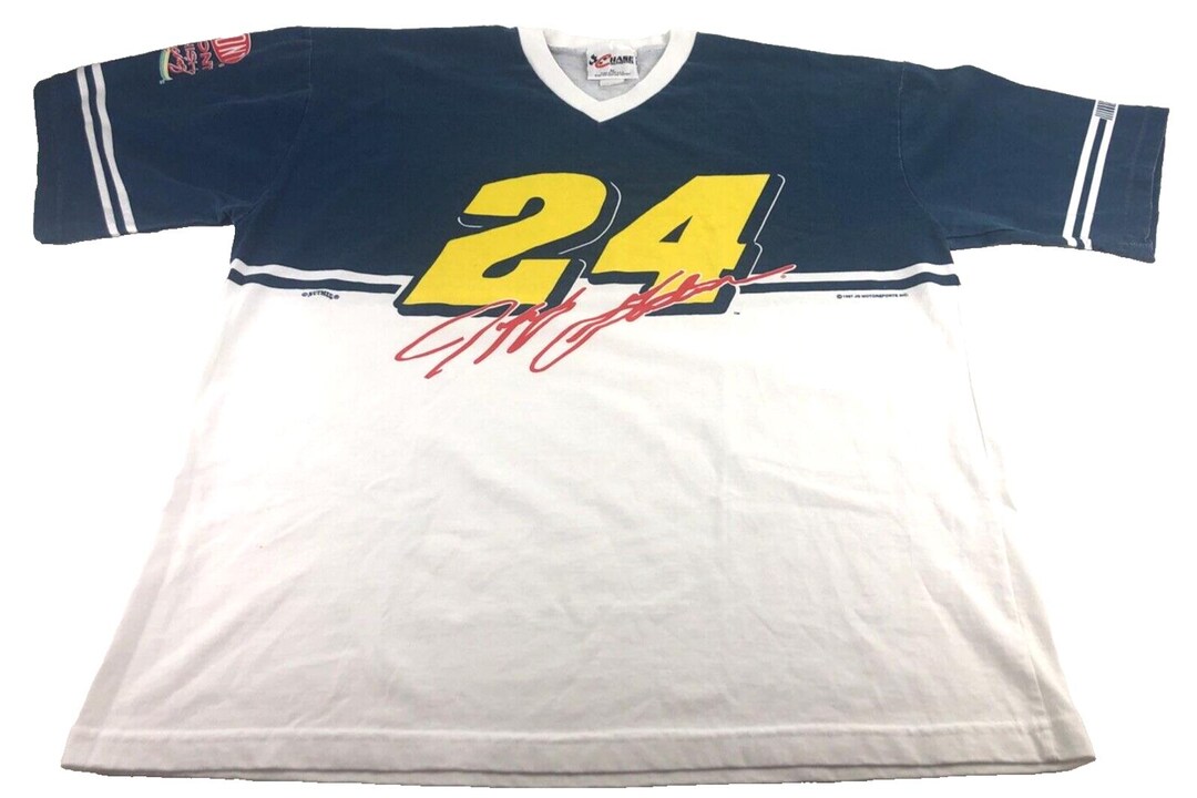 Vintage Nutmeg Nascar Jeff Gordon Men's Shirt XL Dupont Refinish Racing ...