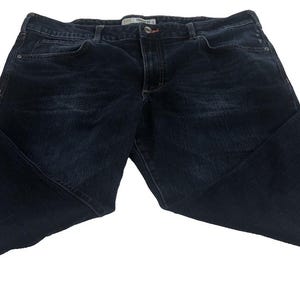 Lee Herren Jeans 40 x 30 Dark Blue Denim Gerades Bein Moderne Serie L342