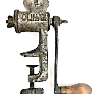 Vintage Climax Meat Grinder  Food Chopper No. 5 LF&C New Britain Conn USA