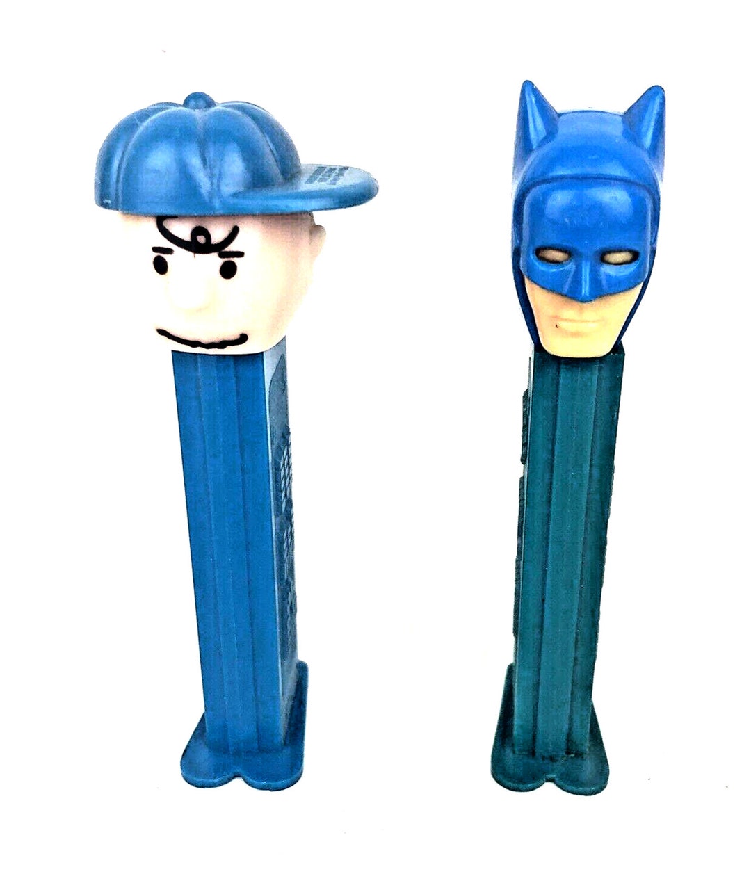 Vintage Pez Dispensers Charlie Brown and Batman Collectible Etsy