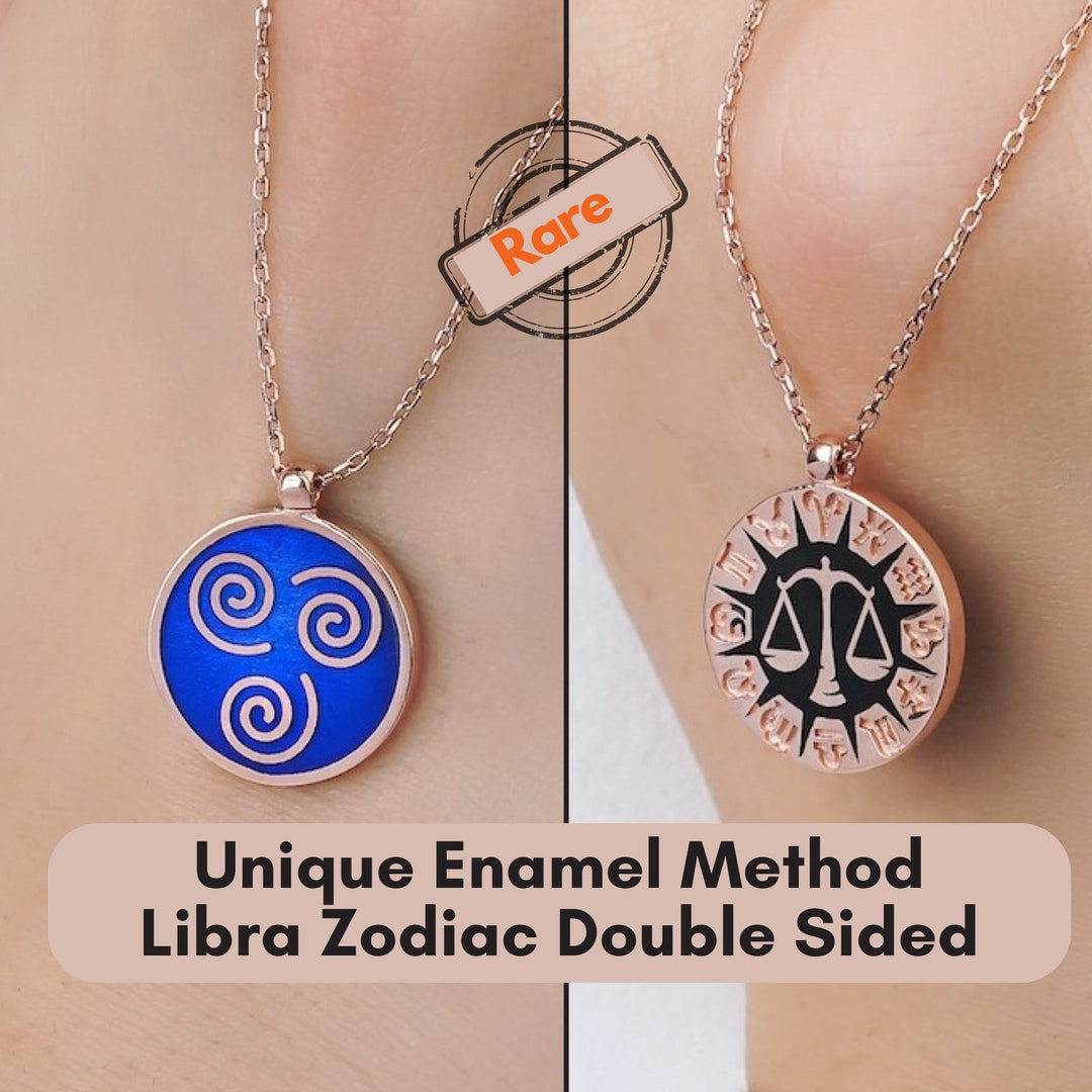 Libra Sterling Silver Necklace, Libra Queen Birthday, Libra Zodiac