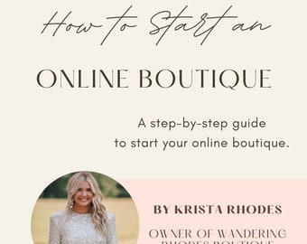 How To Start An Online Boutique Guide