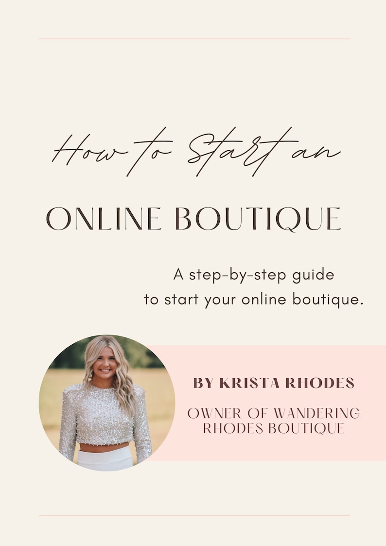 How To Start An Online Boutique Guide image 1