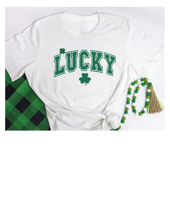 Irish Green LUCKY St Patrick's Day or any day! Little clovers to enhance your LUCK!