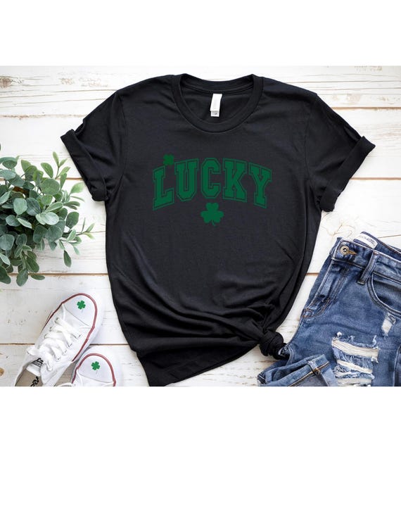 Irish Green LUCKY St Patrick's Day or any day! Little clovers to enhance your LUCK! View 3
