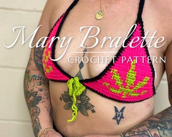 PATTERN: S/M Mary Crochet Bralette
