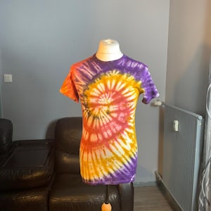 Indigo Tye and Dye Adire T-Shirt 100% Super Soft Cotton, Organic Cotton.