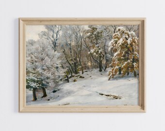 吹雪（冬）1787年 | 古典的な冬の風景画 - Etsy 日本