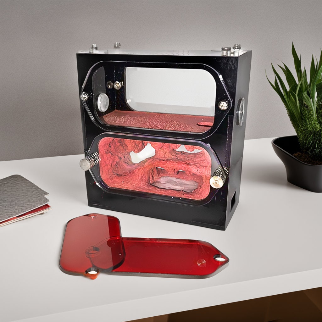 Acrylic Ants Farm - Concrete Ants Nest Queen Ants House With Hydrating Water Tower Workshop Accessories, Formicarium For Breeding, Ant Nest