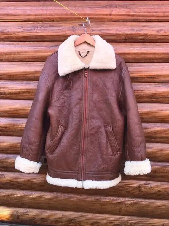 Vintage Teodem Shearling Sheepskin Jacket