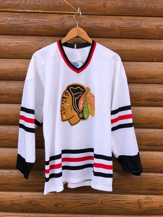 Vintage Chicago Blackhawks Indiana Ice Hockey Jer… - image 1