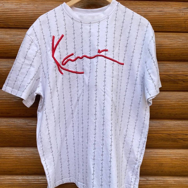 Vintage Rare Design Karl Kani Tee Big logo