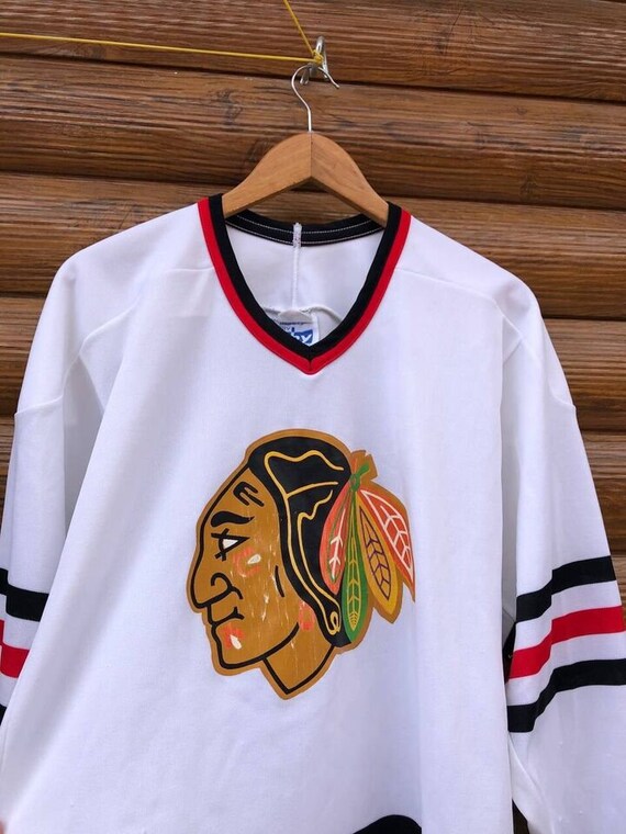 Vintage Chicago Blackhawks Indiana Ice Hockey Jer… - image 2