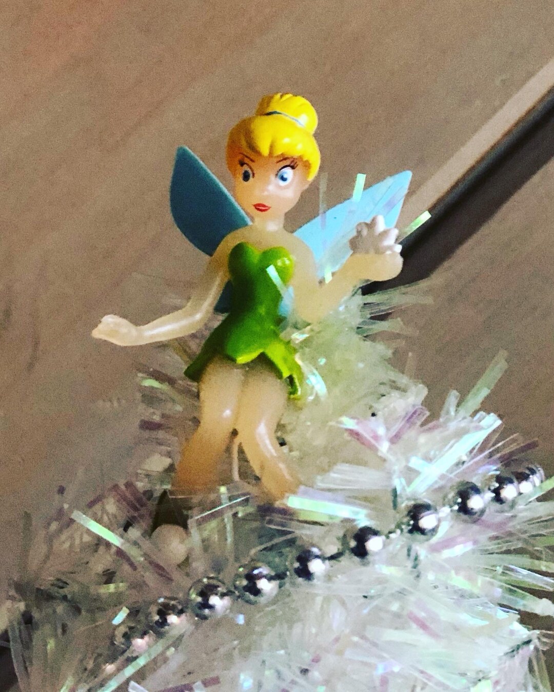 DISNEY TINKER BELL Light up Musical White Christmas Tree Etsy UK