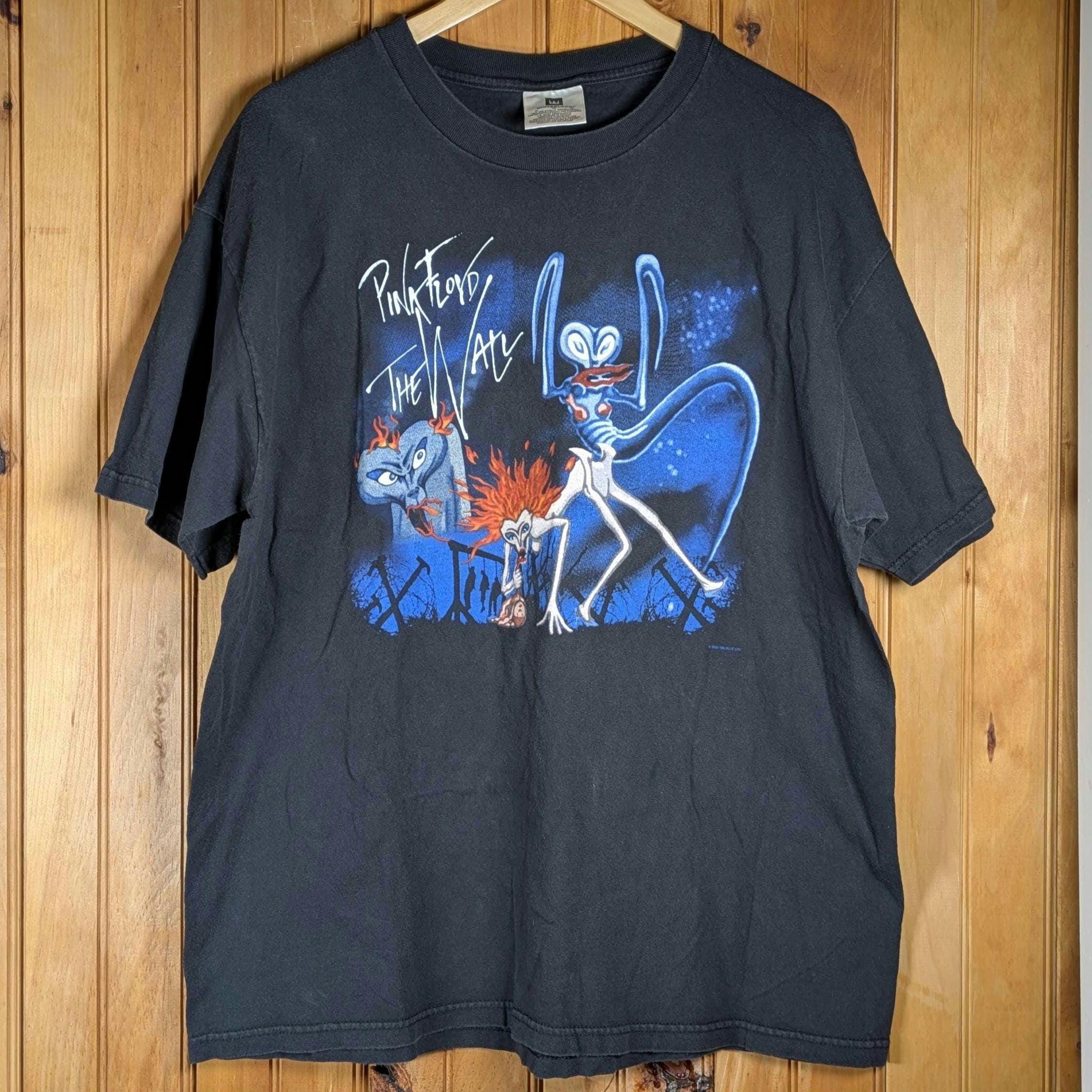 Rare 90s Pink Floyd THE WALL T-shirt/ Winterland Tin Blue Ltd 