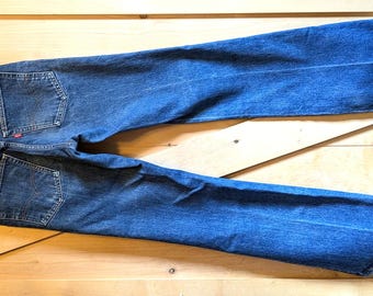 Size 28x27 Vintage Levi's 517 Bootcut Flare Jeans Lightwash Denim