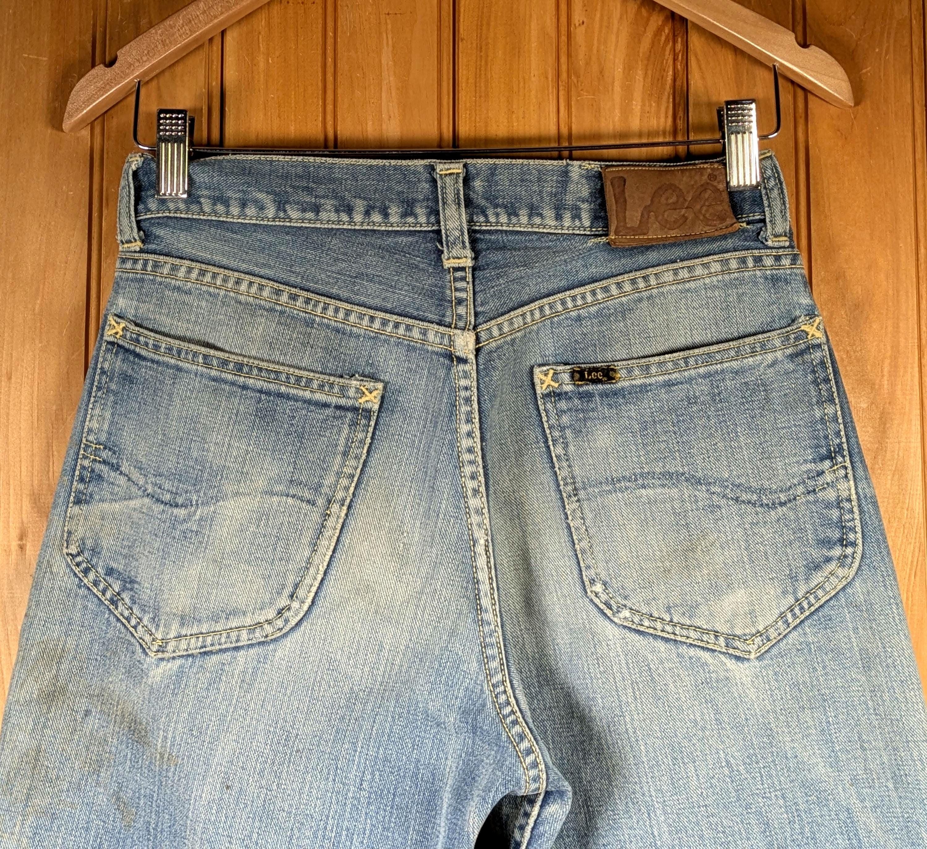 RARE Size 25 Vintage 60s Lee Riders Jeans/ Gorgeous PATCHWORK 