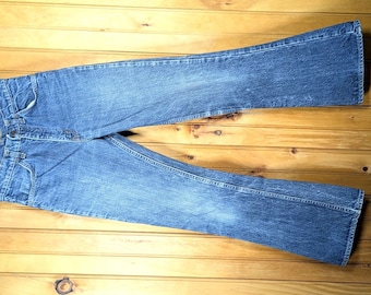 Vintage 70s Levis 684 Orange Tab Bell Bottom Jeans - W26 L31