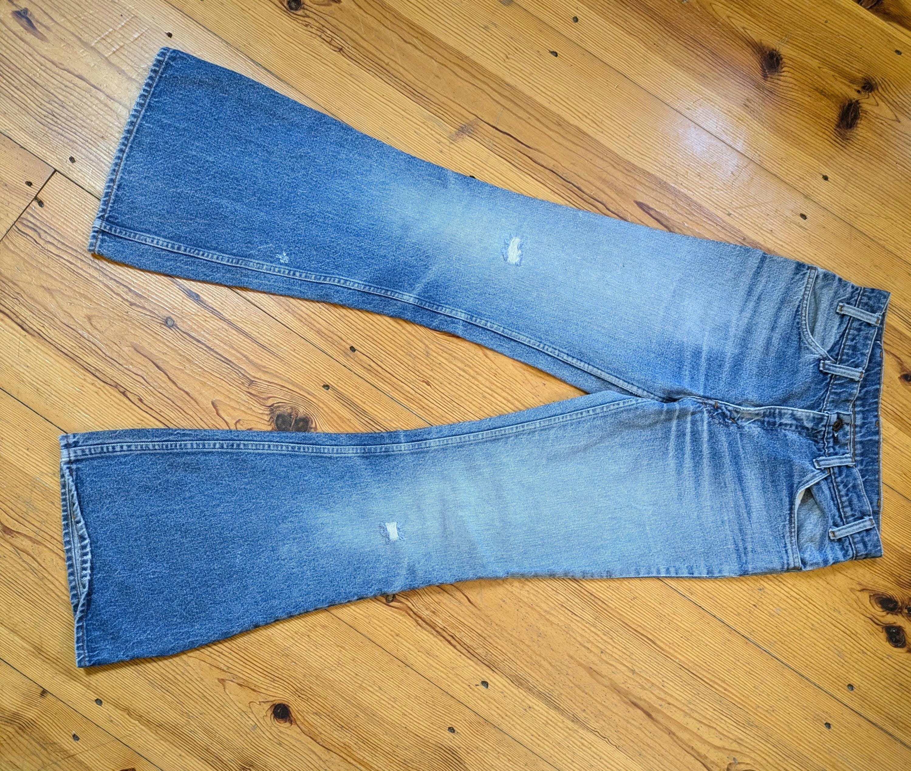 70’s Levi’s 684 W26 L30 70s Levis 684 Bell Bottom Jeans – mothfood shop