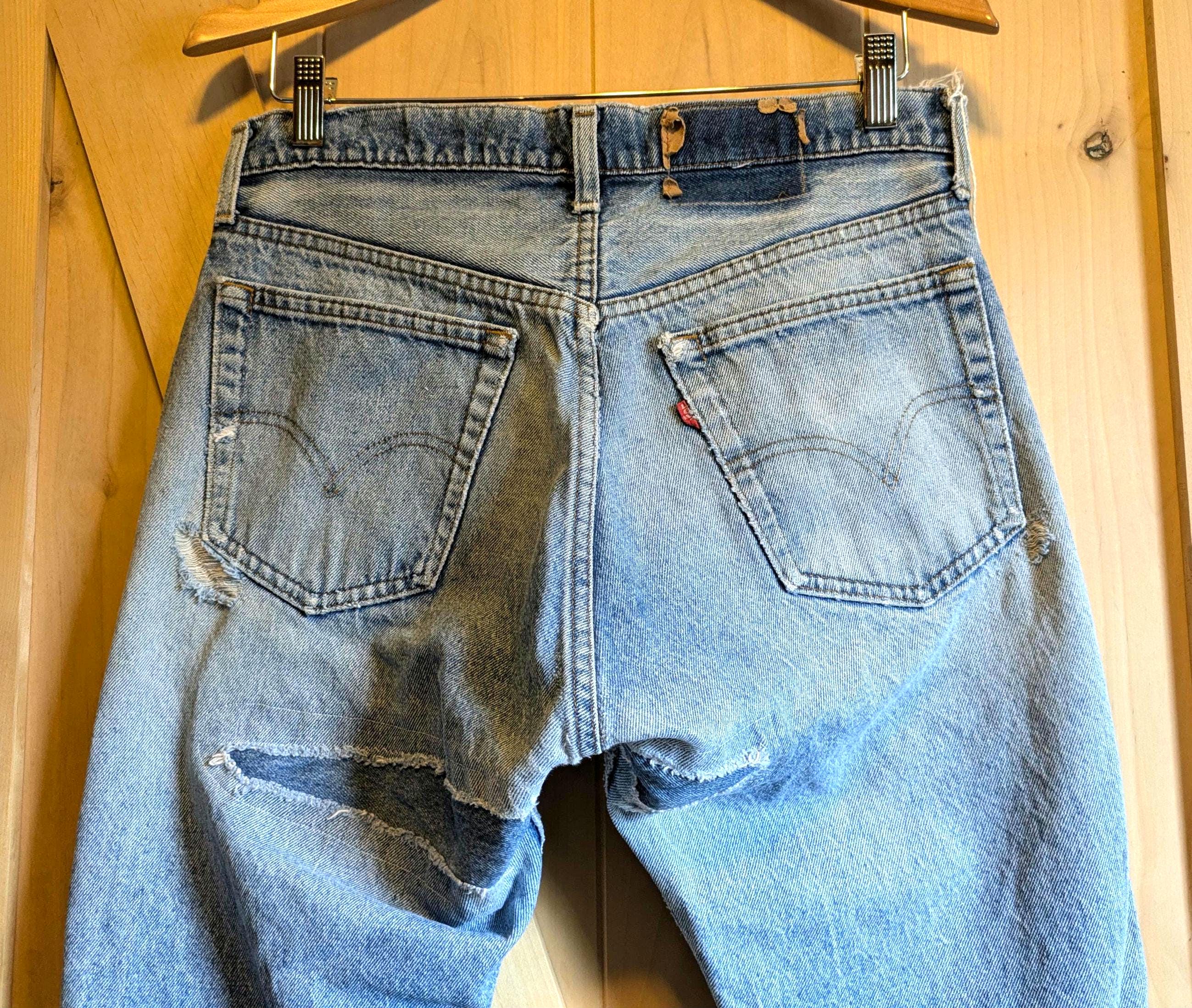 Patchwork Levis - Etsy