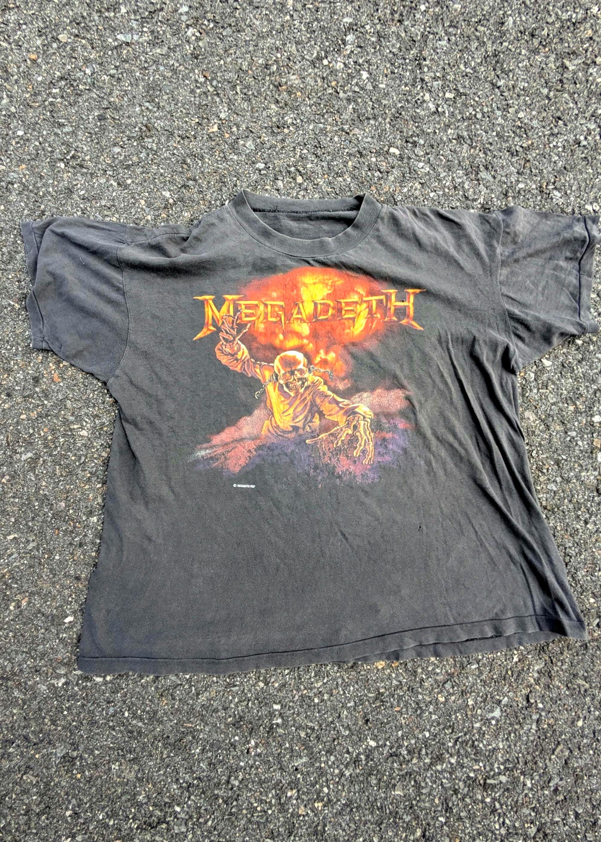 1987 Megadeth - Etsy