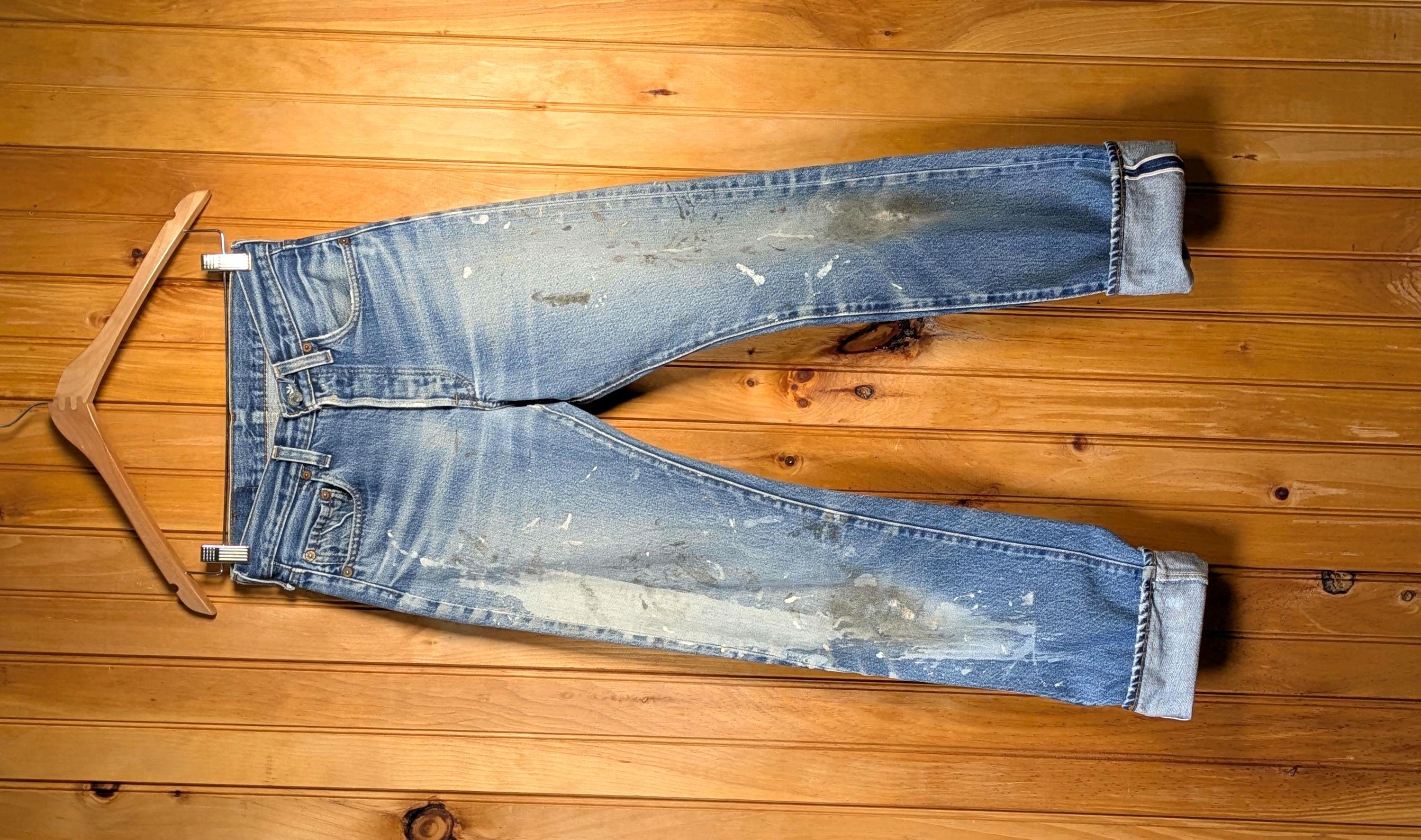 Size 24/25 Vintage 70's Levi's 501 Jeans/ Redlines SELVEDGE/ Fade