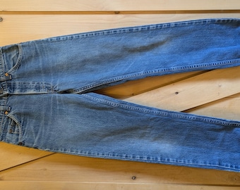 Size 25/26 Vintage 70s Levi's 505 Jeans /FADED BEST FIT Well Worn 1970s Classic Straight Fit 505 Jeans/ Orange Tab/ 26x32.5
