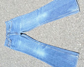 70-tals Levi's 517 Bootcut-jeans - Slim fit, TAGGAD 28x31, VERKLIG 26,5"x30"