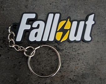 Llavero con el logo de Fallout