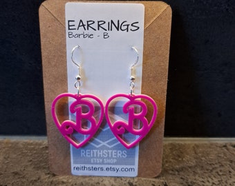 Barbie - B earrings set