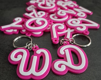 Llavero con letras de temática pop (personalizado)