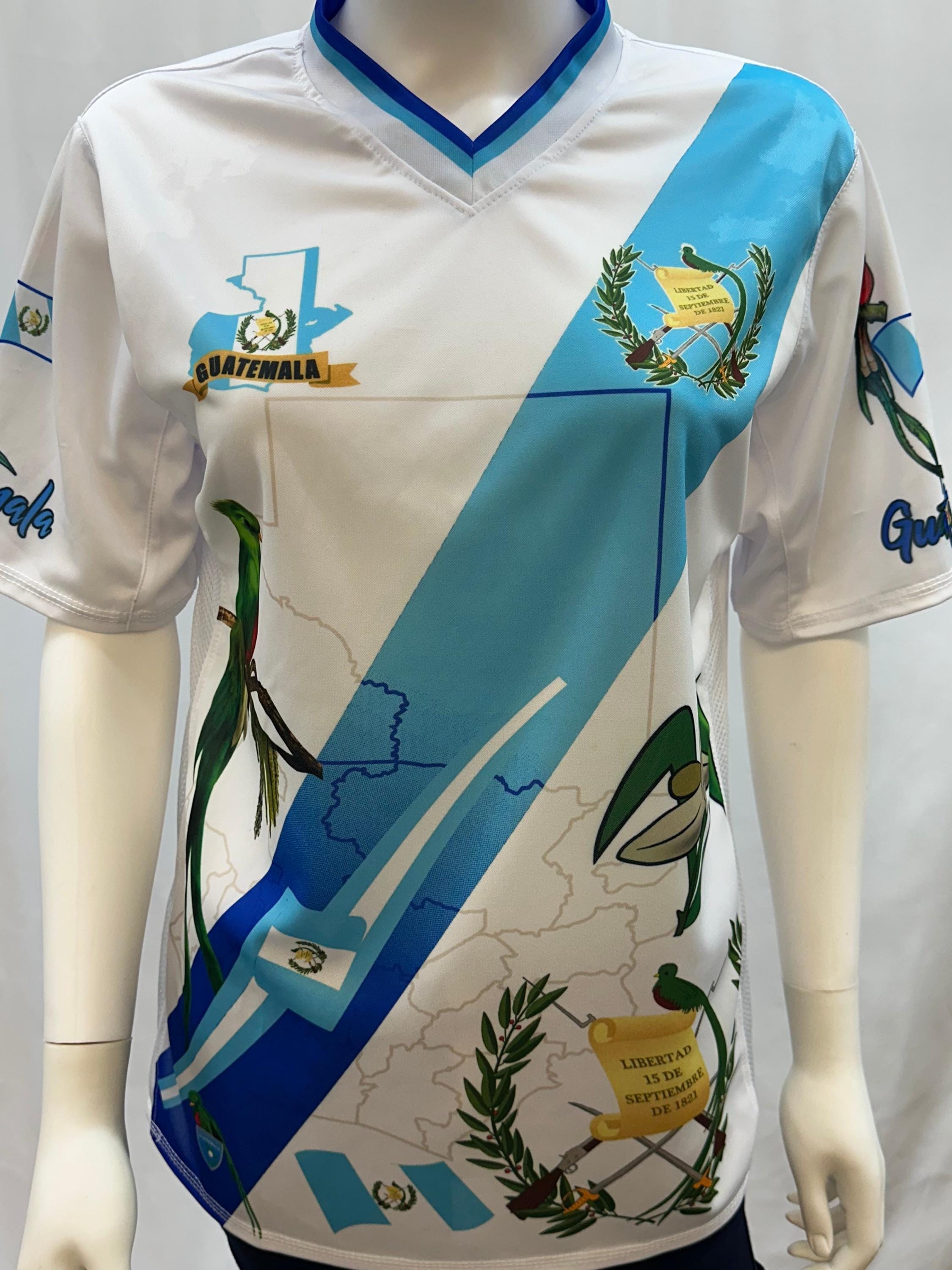 Guatemala Jersey With El Escudo, Monja Blanca and El Quetzal - Etsy