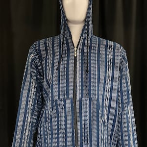 Men&#39;s Guatemalan Hoody Jacket with Zipper Closure