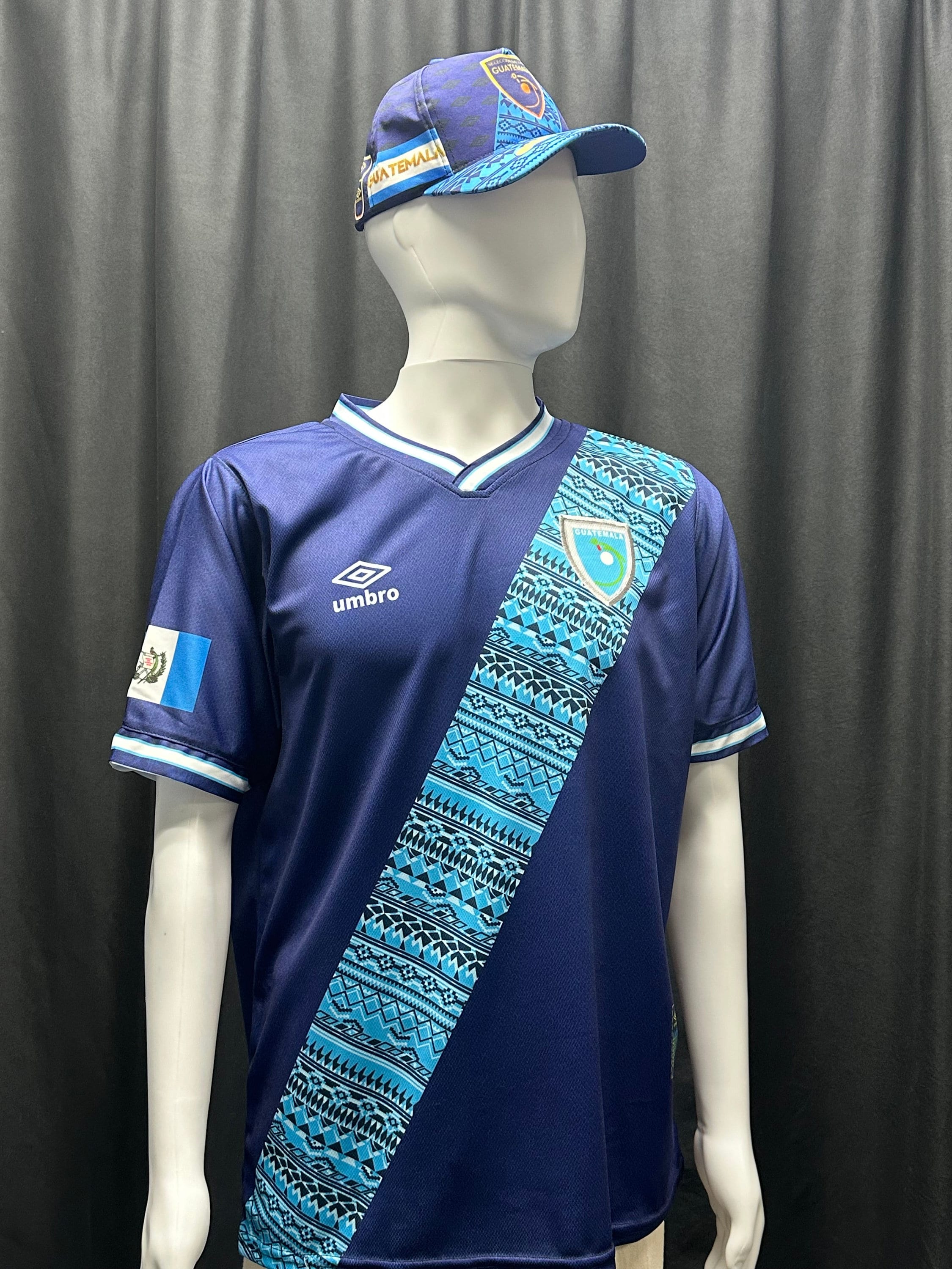 Custom Guatemala Soccer Jersey - Adult Medium, Columbia Blue/White, Add Name & Number