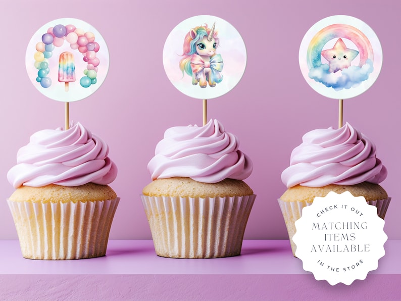 EDITABLE Unicorn Birthday Custom Sign, Adopt a Unicorn Sign, Table and ...