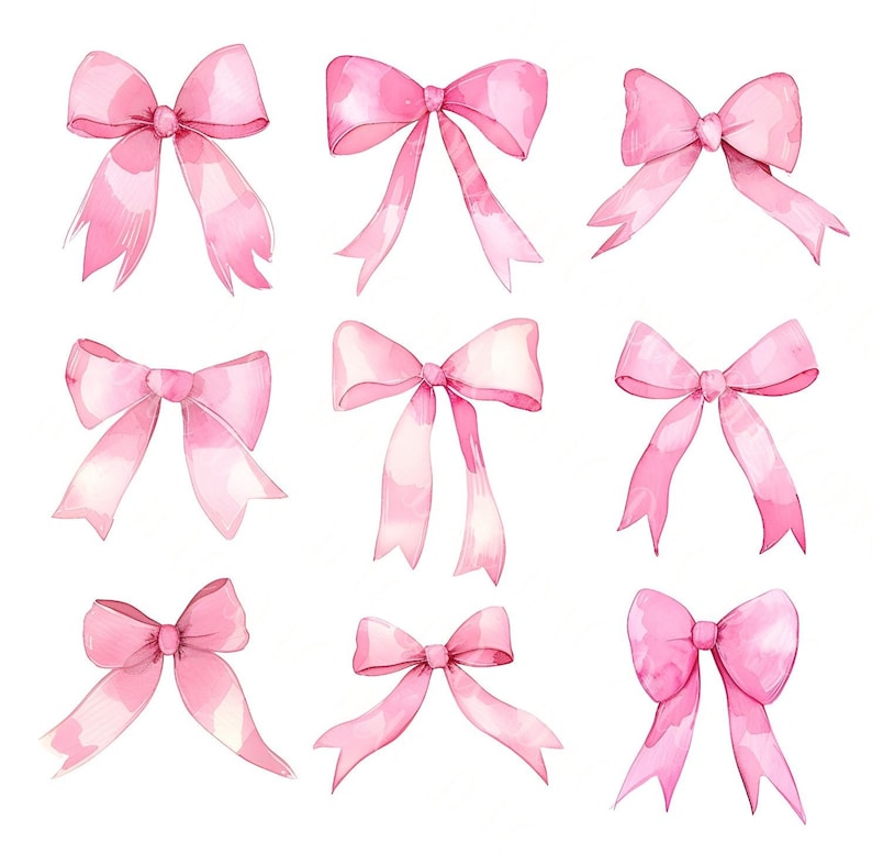 Pastel Pink Silk Bow Clipart Png,coquette Girly Ribbon Bows, Cute ...