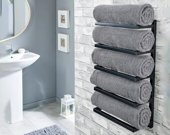 Towel Rack Storage, Blanket Storage, Towel Holder, Bathroom Storage, Bathroom Towels, Wall Mounted Storage, Towel Stand, Minimalist Design