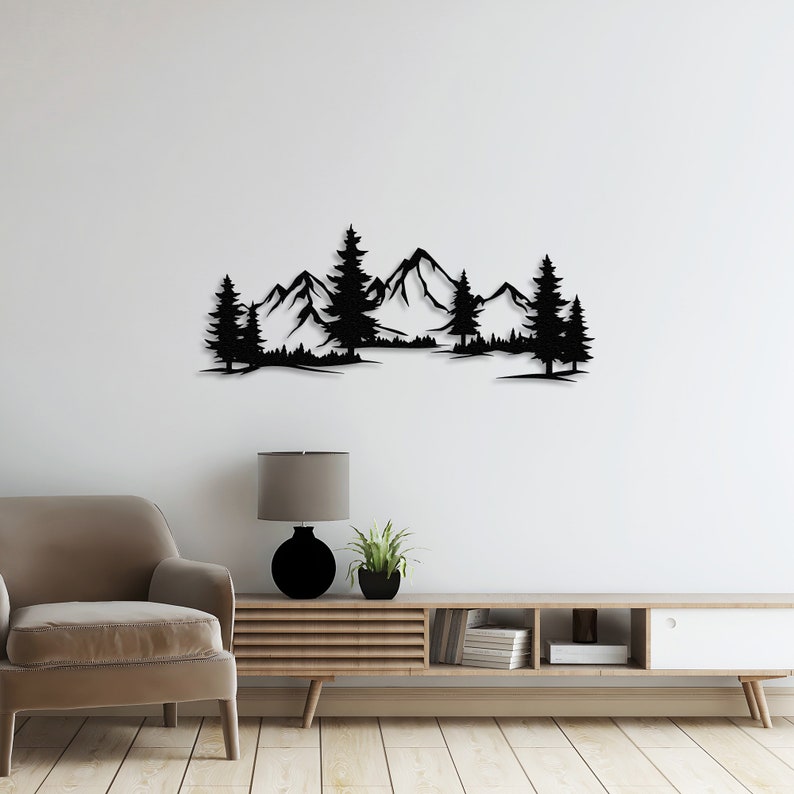 yard wall art,
forest mountain art,
metal tree wall art,
evergreen trees,
metal wall decor,
mountain wall art,
forest wall art,
nursery decor,
Christmas gift,
hill wall art,
snow wall art,
home decor,