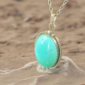 Vintage 1970s Signed JK Navajo Pilot Mountain Turquoise Sterling Silver Pendant Necklace // Large Old Pawn Revival Pendant // Boho Beauty