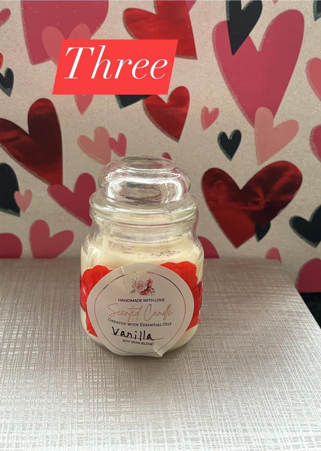 Valentines Candles Etsy