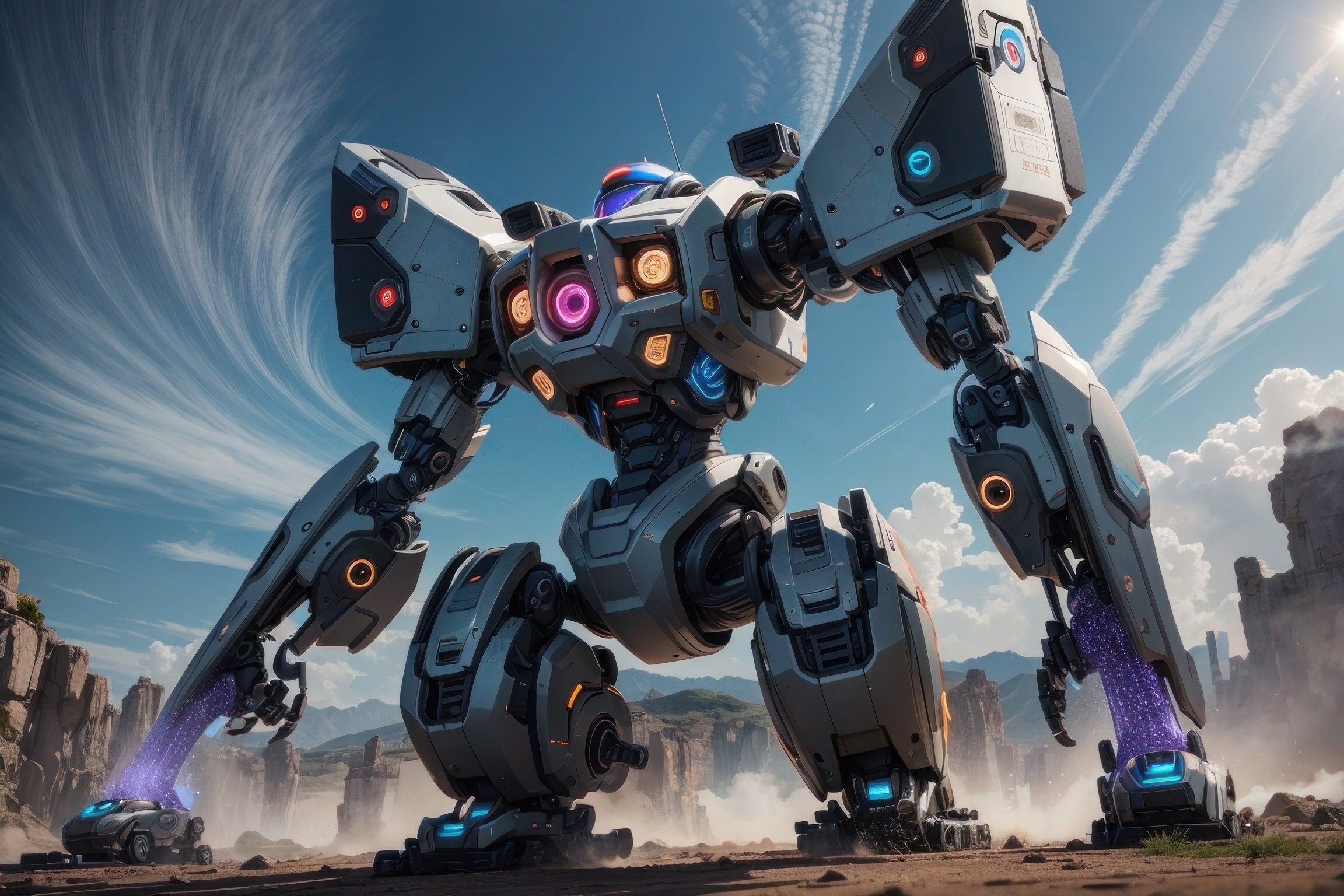 Robot AI Art AI Generated Art Digital Art Digital Art Download