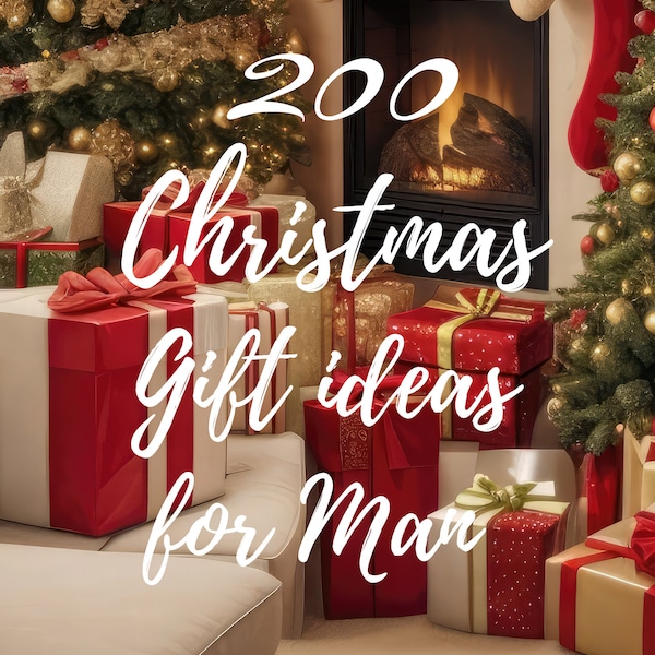 200 Christmas Gift ideas for Men | christmas gift ideas | christmas | digital download | dad christmas gift | christmas present boyfriend