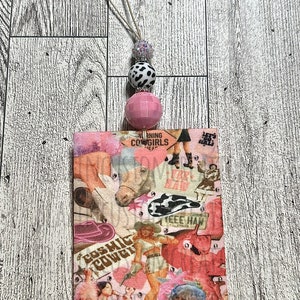 Pink Cowgirl •  Double Sided • Car Scent • Car Freshie • Car Accessories • Cute Car Air Freshener