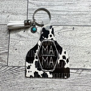 Mama Cow Print Keychain | Cow Print lover | Mothers Day Gift