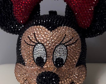 Lunch Box, homemade, Mickey Mouse, Disney, Disneyland, rhinestones