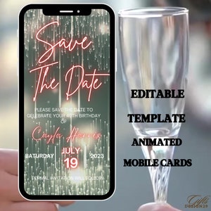 Save The Date Ecards, Save The Date Birthday, Save The Date Invitations, Electronic Save The Date, Invitations For Women, Digital Save Date