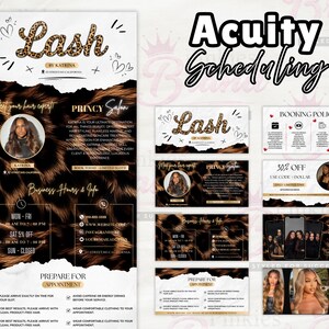 Acuity scheduling template lash tech, lash tech booking site, website template, lash website template, lash tech acuity template, lash site image 2