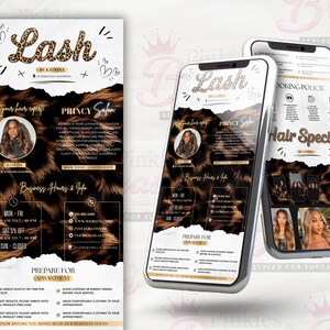 Acuity scheduling template lash tech, lash tech booking site, website template, lash website template, lash tech acuity template, lash site image 4